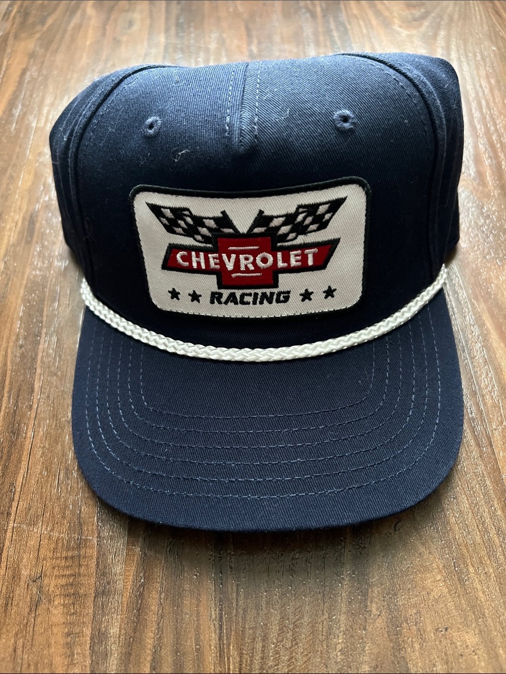 Chevrolet Racing Navy Rope-Trim Trucker Hat OS